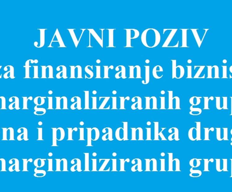 Poziv za marganalizirane grupe